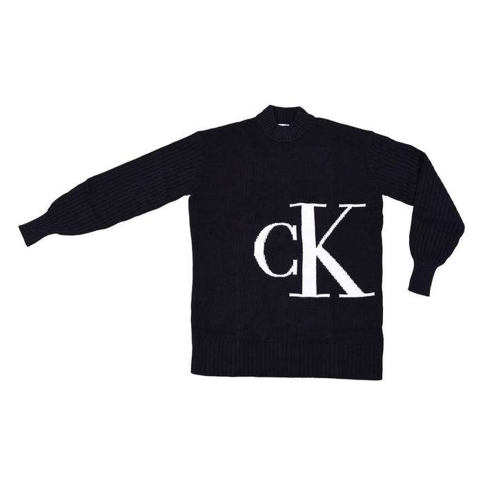 Calvin Klein Jeans Blown Up Off Damen Kleid schwarz/weiß XS