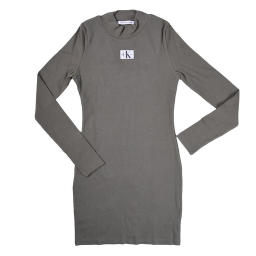 Produktbild Midikleid - Calvin Klein Kleid für den Alltag Grün Slim Fit Damen XS