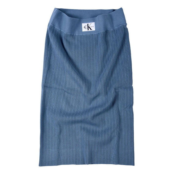 Calvin Klein Sweat Rock gerippt türkis Damen  M