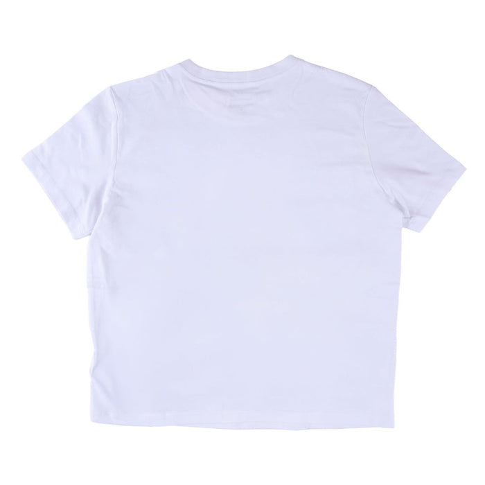 Calvin Klein Jeans Short Sleeve Crewneck Damen T-Shirt Monologo Weiß XS