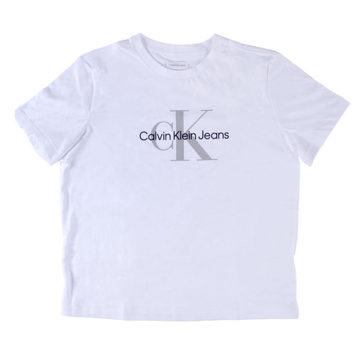 Produktbild T-Shirt - Calvin Klein Jeans Short Sleeve Crewneck Damen T-Shirt Monologo Weiß XL