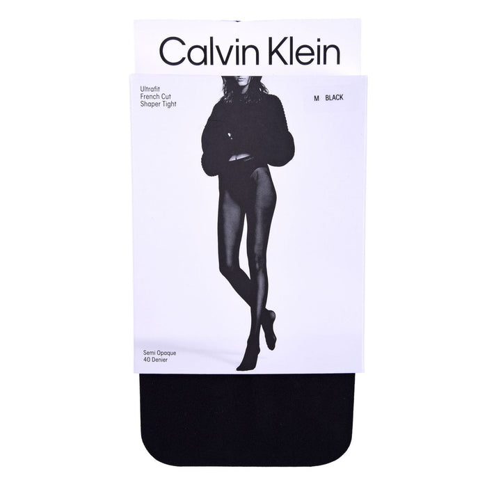 Calvin Klein French Cut Shaper Strumpfhose Schwarz  M