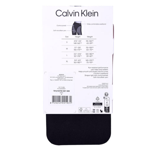 Produktbild Strumpfhose - Calvin Klein French Cut Shaper Strumpfhose Schwarz  XL