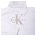 Calvin Klein Jeans Chenille Monologo Damen Pullover Weiß M