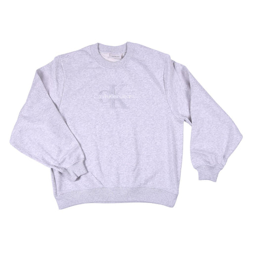Produktbild Longsweatshirt - Calvin Klein Jeans Sweatshirt Chenille Damen-Pullover Grau XL