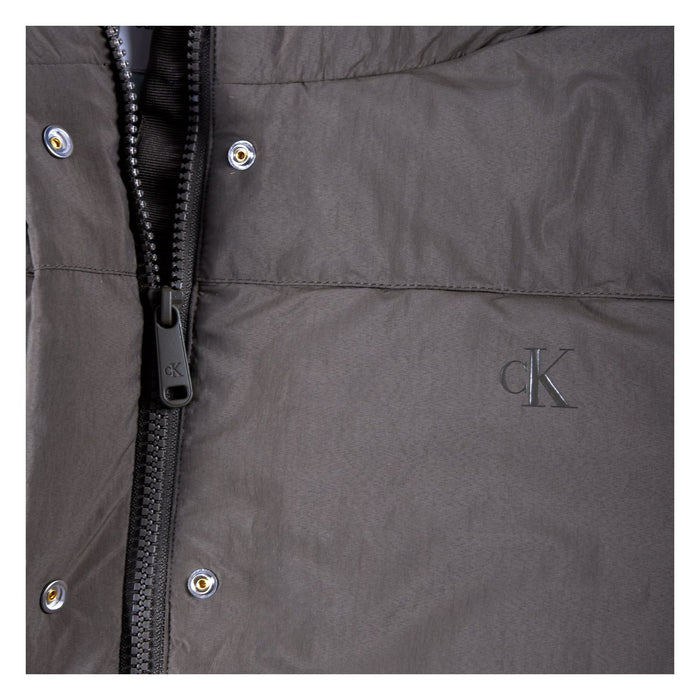 Calvin Klein Jeans Relaxed Puffer Jacket Damen Daunenjacke Grau XS