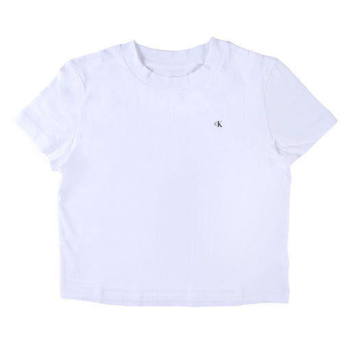 Produktbild T-Shirt - Calvin Klein Jeans Cotton Monogram Damen T-Shirt weiß S