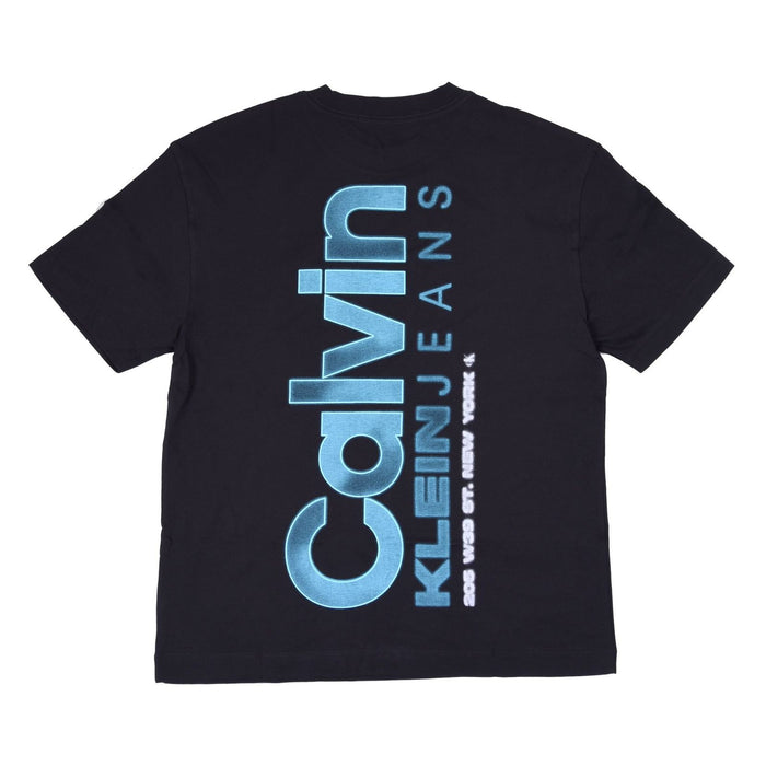 Calvin Klein Jeans Bold Color Institutional Tee Herren T-Shirt Schwarz S