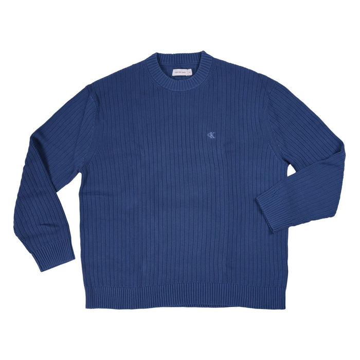 Calvin Klein Jeans Linear Sweater Herren Pullover blau XXL
