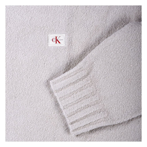 Produktbild Sonstiges - Calvin Klein Jeans Linear Sweater Herren Pullover boxy fit beige XL