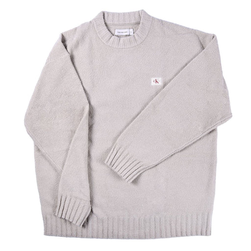 Produktbild Sweater - Calvin Klein Jeans Linear Sweater Herren Pullover boxy fit beige XL