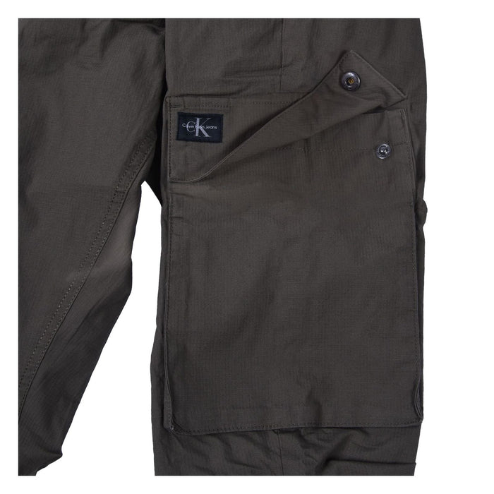 Calvin Klein Jeans Cargo Hose Herren Skinny Fit Grün 36