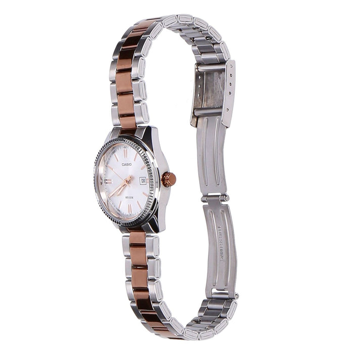 Casio Collection LTP-1302PRG-7AVEF Armbanduhr Damen rose-silber
