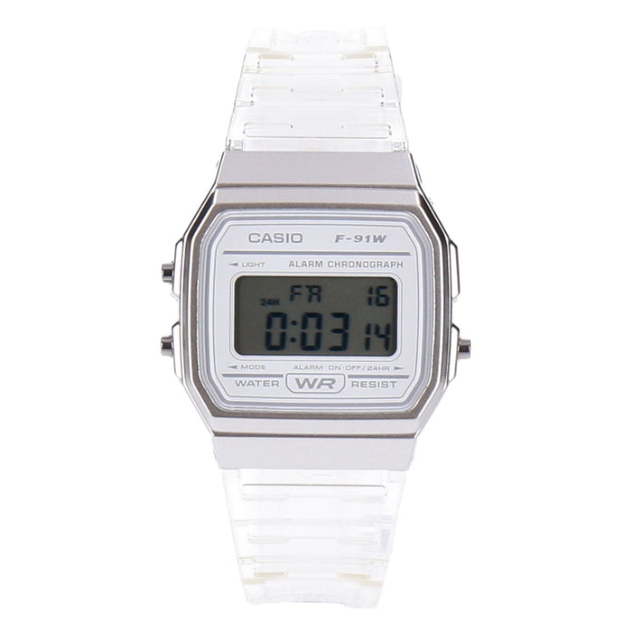Casio Collection F-91WS-7EF silber/transparent