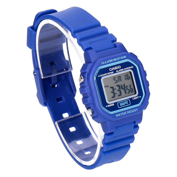 Casio Timeless Collection LA-20WH-2AEF Blau Damen Armbanduhr