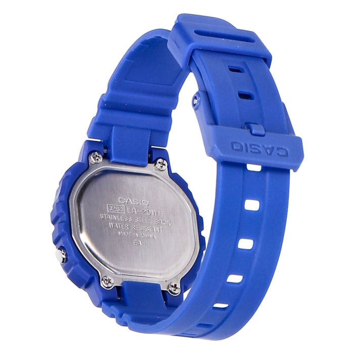 Casio Timeless Collection LA-20WH-2AEF Blau Damen Armbanduhr