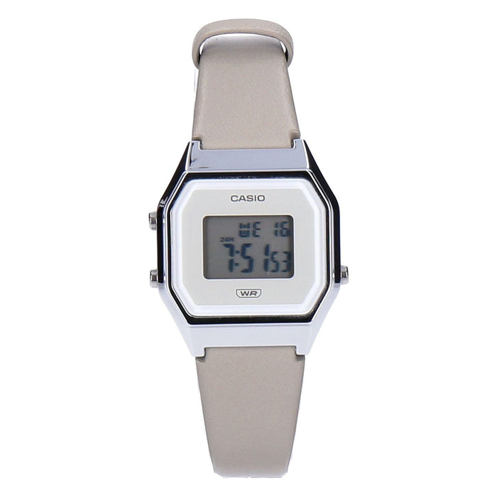 Casio Collection LA680WEL-8EF Damenuhr Grau/Silber