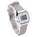 Casio Collection LA680WEL-8EF Damenuhr Grau/Silber