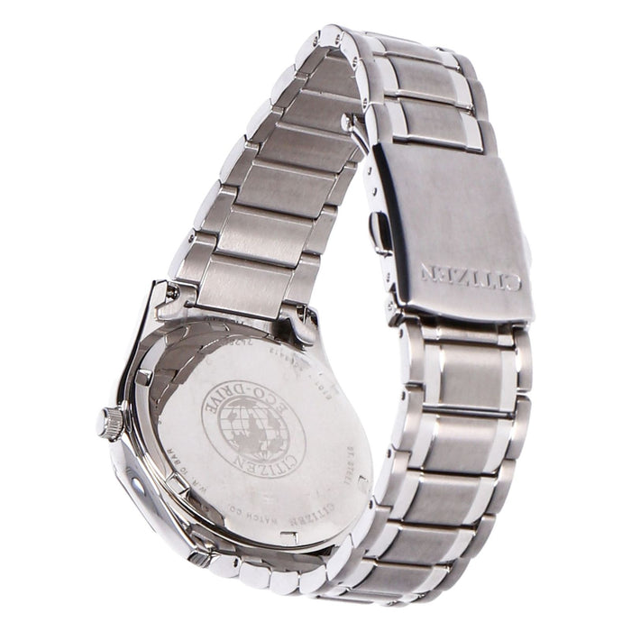 Citizen Eco Drive Herrenuhr BM8430-59EE Edelstahl silber