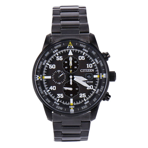 Produktbild Chronograph - Citizen Eco Drive Chronograph CA0695-84E Edelstahl schwarz
