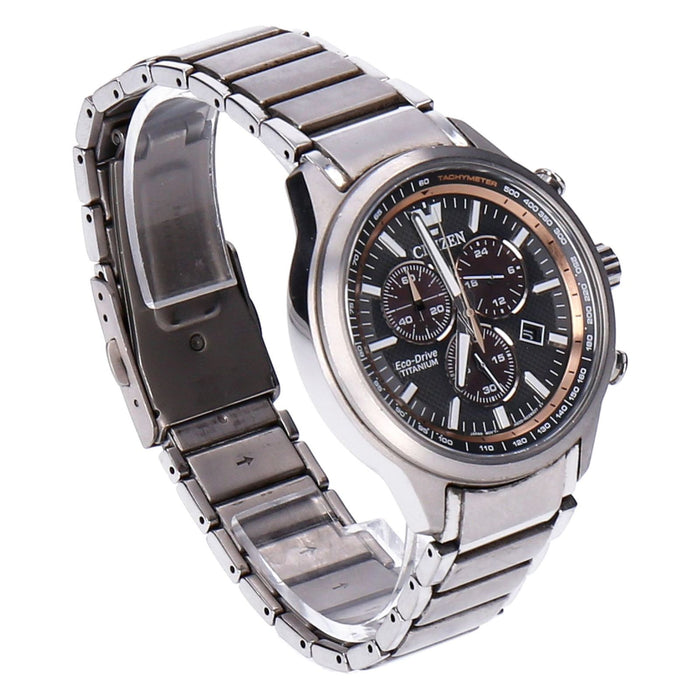 Citizen Chrono Eco-Drive Herrenuhr AT2470-85H Titanium
