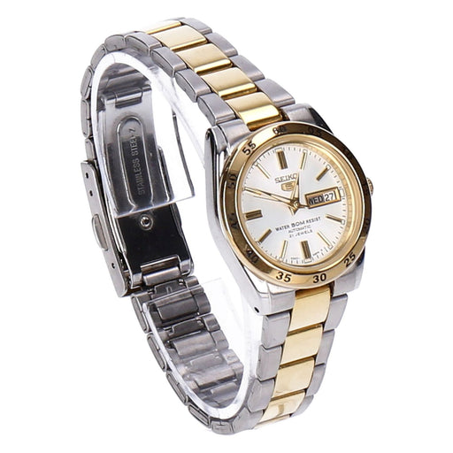 Produktbild Automatikuhr - Seiko 5 Damen Automatik Edelstahl SYMG42K1 Bicolor