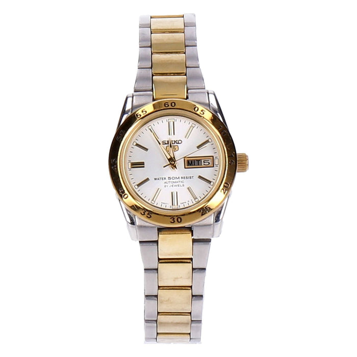 Seiko 5 Damen Automatik Edelstahl SYMG42K1 Bicolor