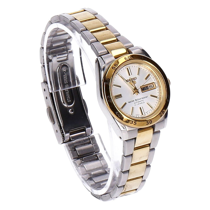 Seiko 5 Damen Automatik Edelstahl SYMG42K1 Bicolor