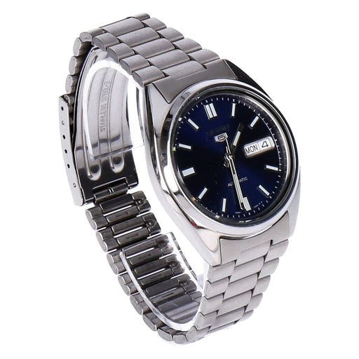 Produktbild Automatikuhr - Seiko 5 Herren Automatik Edelstahl SNXS77K Edelstahl/blau