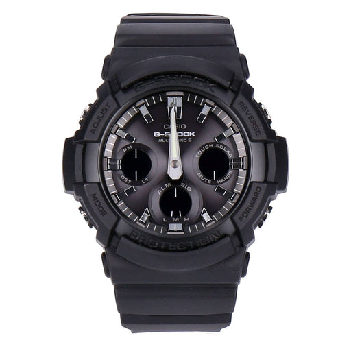 Produktbild Quarzuhr - Casio G-Shock GAW-100B-1AER Funkuhr Schwarz Herren Chronograph Solar