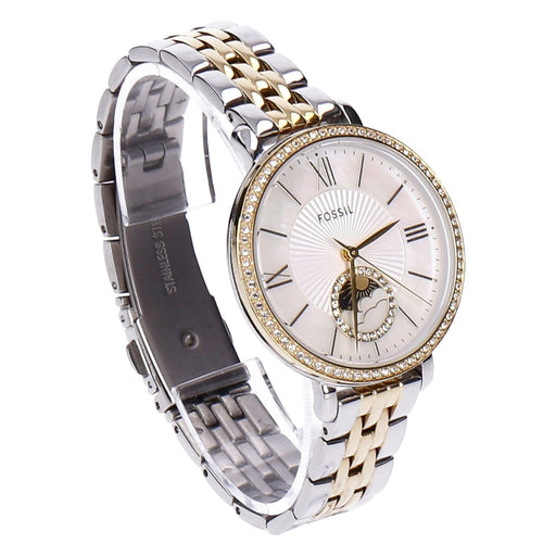 Produktbild Quarzuhr - Fossil Jacqueline ES5166 Damen Armbanduhr bicolor