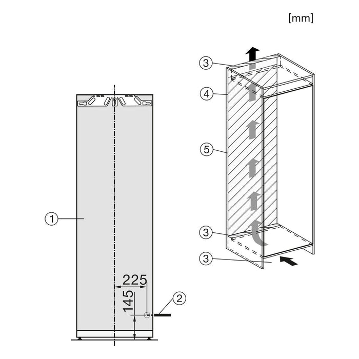Miele K 7747 D Gala Edition Einbau-Kühlschrank