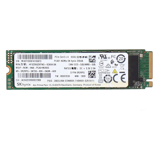 Produktbild interne SSD - SKHynix PC401 NVMe M.2 256GB SSD PCIe Gen3 x 4
