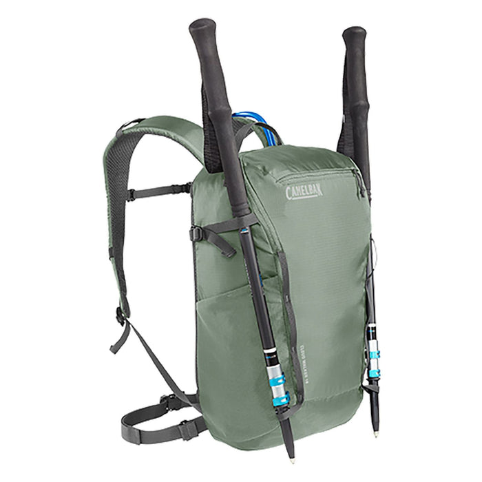 CamelBak Cloud Walker Damen-Trinkrucksack 18L mit 2,5L Trinkblase Matte Green