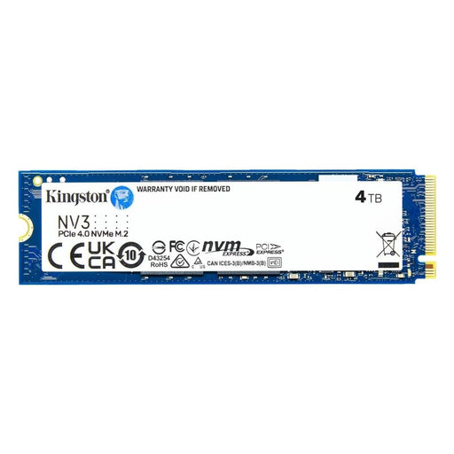 Produktbild interne SSD - Kingston NV3 int. PCIe NVMe M.2 SSD 4TB