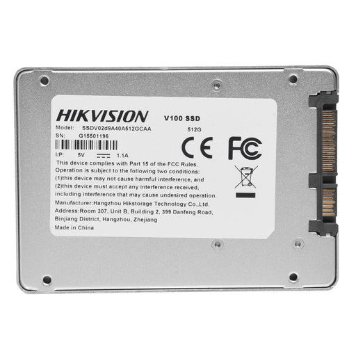 Produktbild interne SSD - Hikvision V100 int. 2,5" SSD 512GB Hikvision HS-SSD-V100/512GB