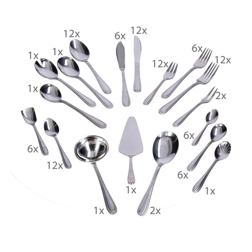 Produktbild Besteck-Set - Gräwe Besteckset Tafelbesteck 100-tlg. für 12 Personen