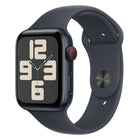 Apple Watch SE 2.Gen. 44mm GPS + 4G Mitternacht Aluminiumgehäuse Sportarmband Mitternacht M/L