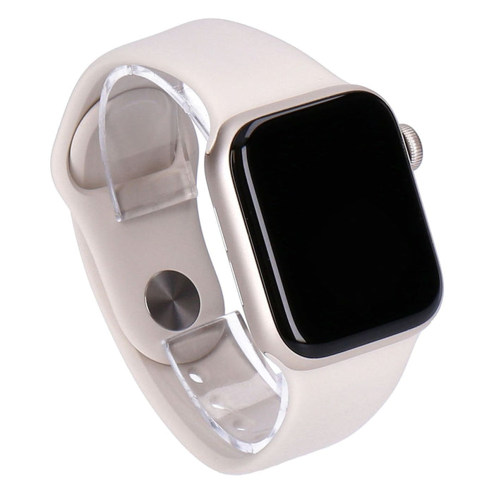 Apple Watch SE (Gen.2) 40mm GPS + 4G Starlight Aluminiumgehäuse mit Sportarmband S/M