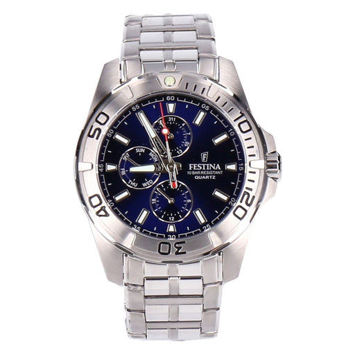Produktbild Quarzuhr - Festina Multifunction F20445/2 Edelstahl Herren Armbanduhr