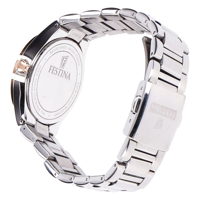 Festina Solar F20658/2 Edelstahl Damen Armbanduhr