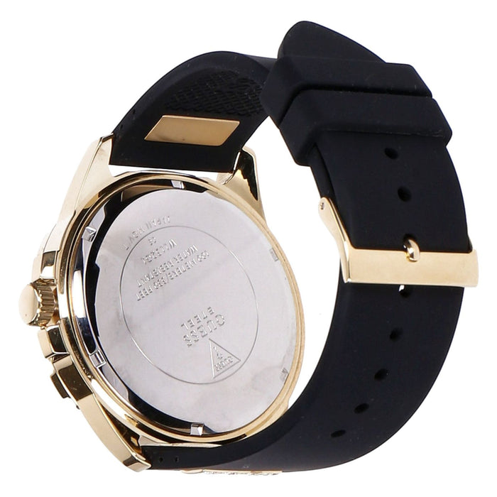 Guess Frontier Herren Armbanduhr Schwarz/Gold