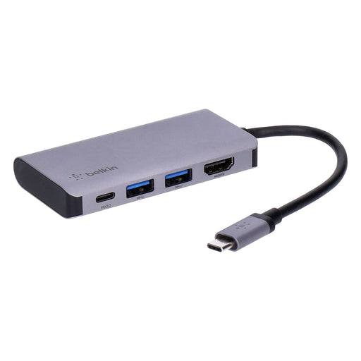Produktbild USB-Adapter - Belkin USB-C 4-in-1 MultiPort-Adapter