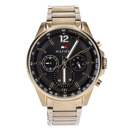 Produktbild Chronograph - Tommy Hilfiger Max Chronograph Herren Gold Edelstahl