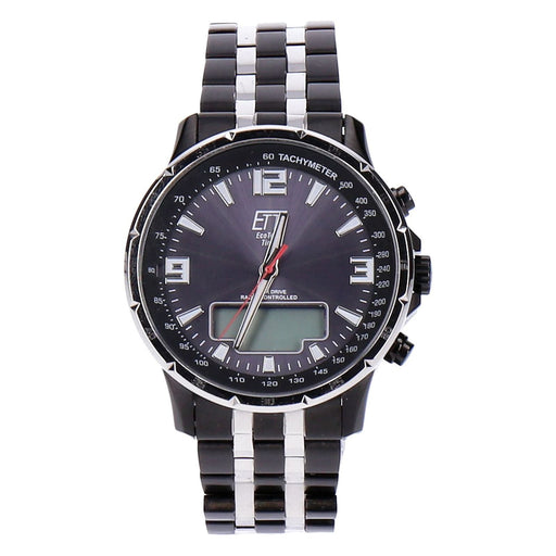 Produktbild Quarzuhr - Eco Tech Time Professional Arctica Funkuhr schwarz
