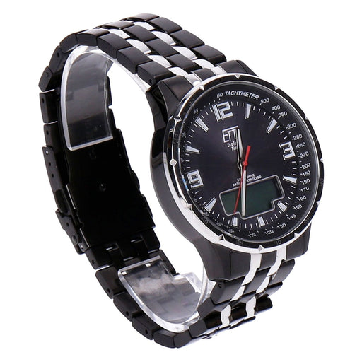 Produktbild Quarzuhr - Eco Tech Time Professional Arctica Funkuhr schwarz