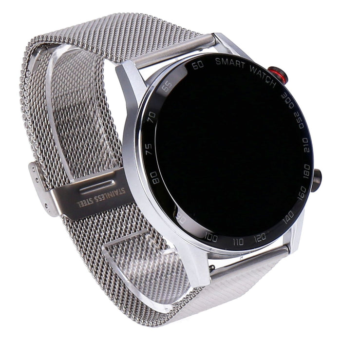 Lotus Herren Smartwatch 45 mm Edelstahl silber