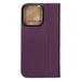 Mike Galeli Book Case Marc für iPhone 16 Pro Leder Case in Aubergine