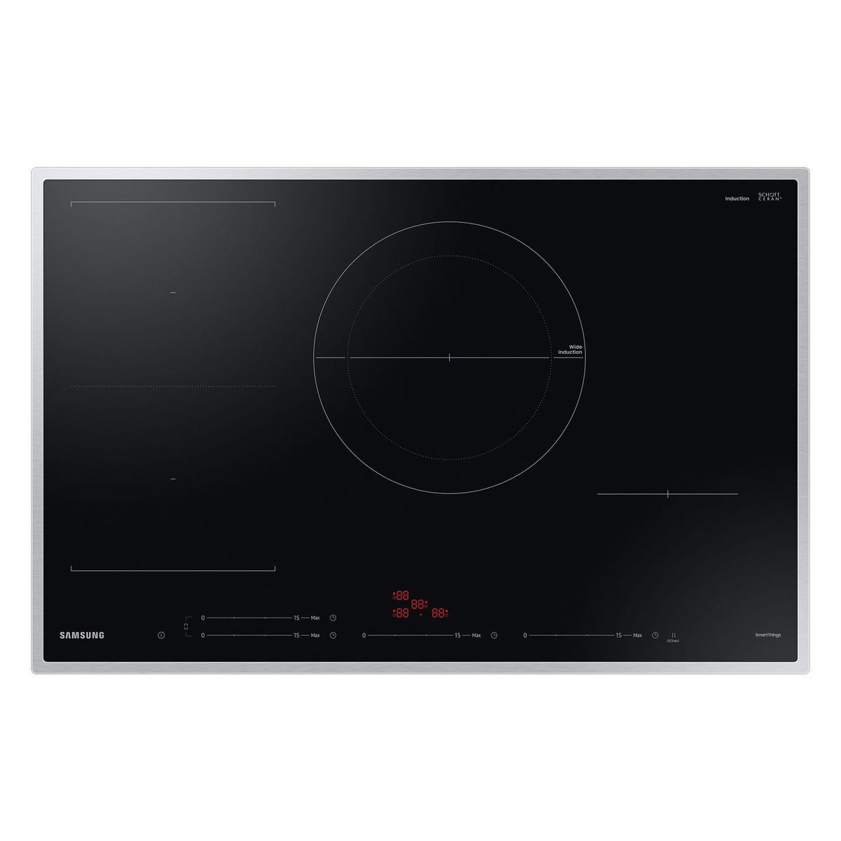 Produktbild Induktions-Kochfeld - Samsung NZ84C5047HK/U1 Induktionskochfeld autark 80cm Slim Fit