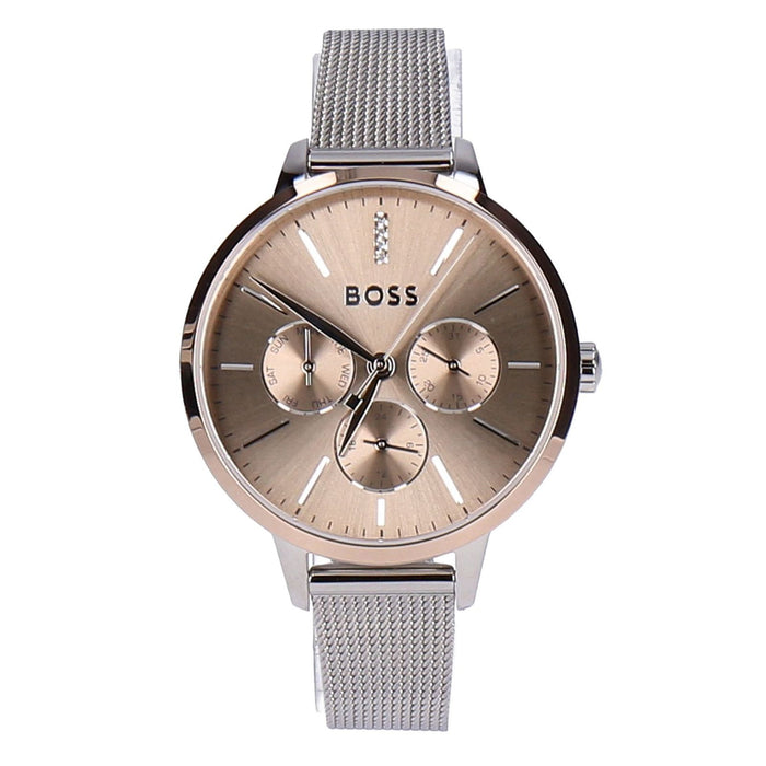 HUGO BOSS Symphony Multi Edelstahl Rose Damen Armbanduhr